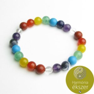 Fémmentes csakra karkötő